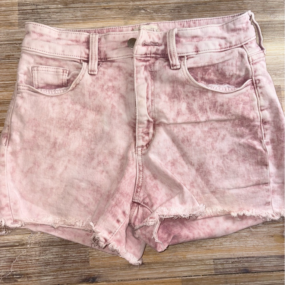 Pink Denim Women's Shorts